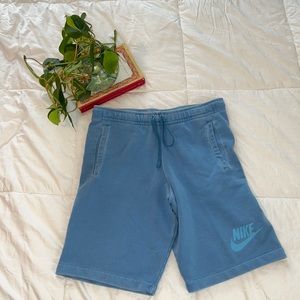 Rare find! Men's Light Blue Sweatpant Shorts Size Small.